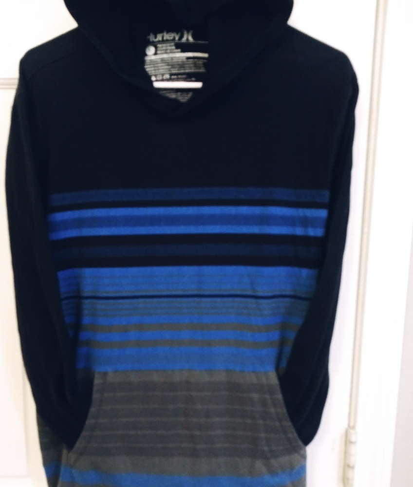 MENS HURLEY LONG SLEEVE HOODIE